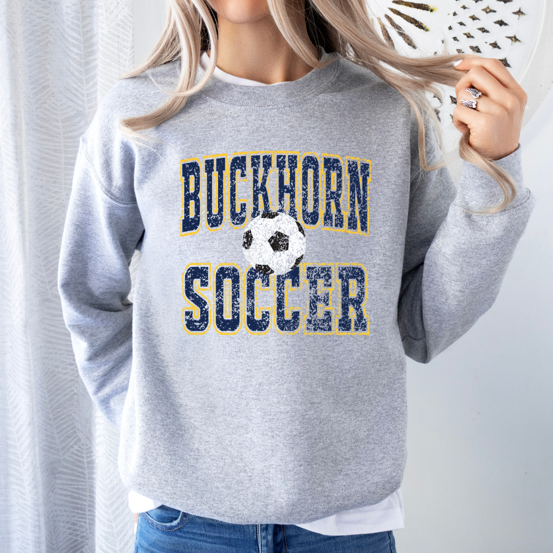 Buckhorn Soccer Old School Design (DTF - Direct to Film Tshirt or Sweatshirt)