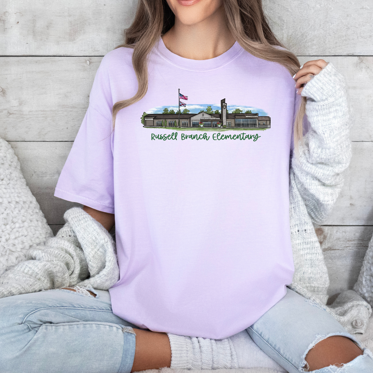 Russell Branch Elementary (DTF - Direct to Film Tshirt or Sweatshirt)