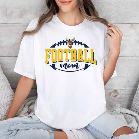 BUCKHORN BUCKS Faux Rhinestone Football 2026 (DTF - Direct to Film Tshirt or Sweatshirt)