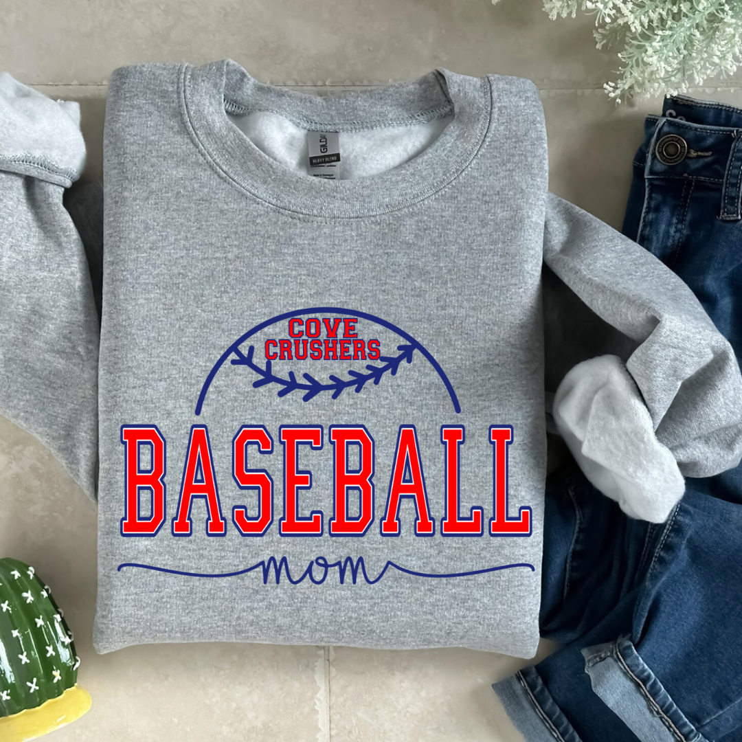 Team Spirit Cove Crushers (DTF - Direct to Film - Gildan Sweatshirt Sport Gray)