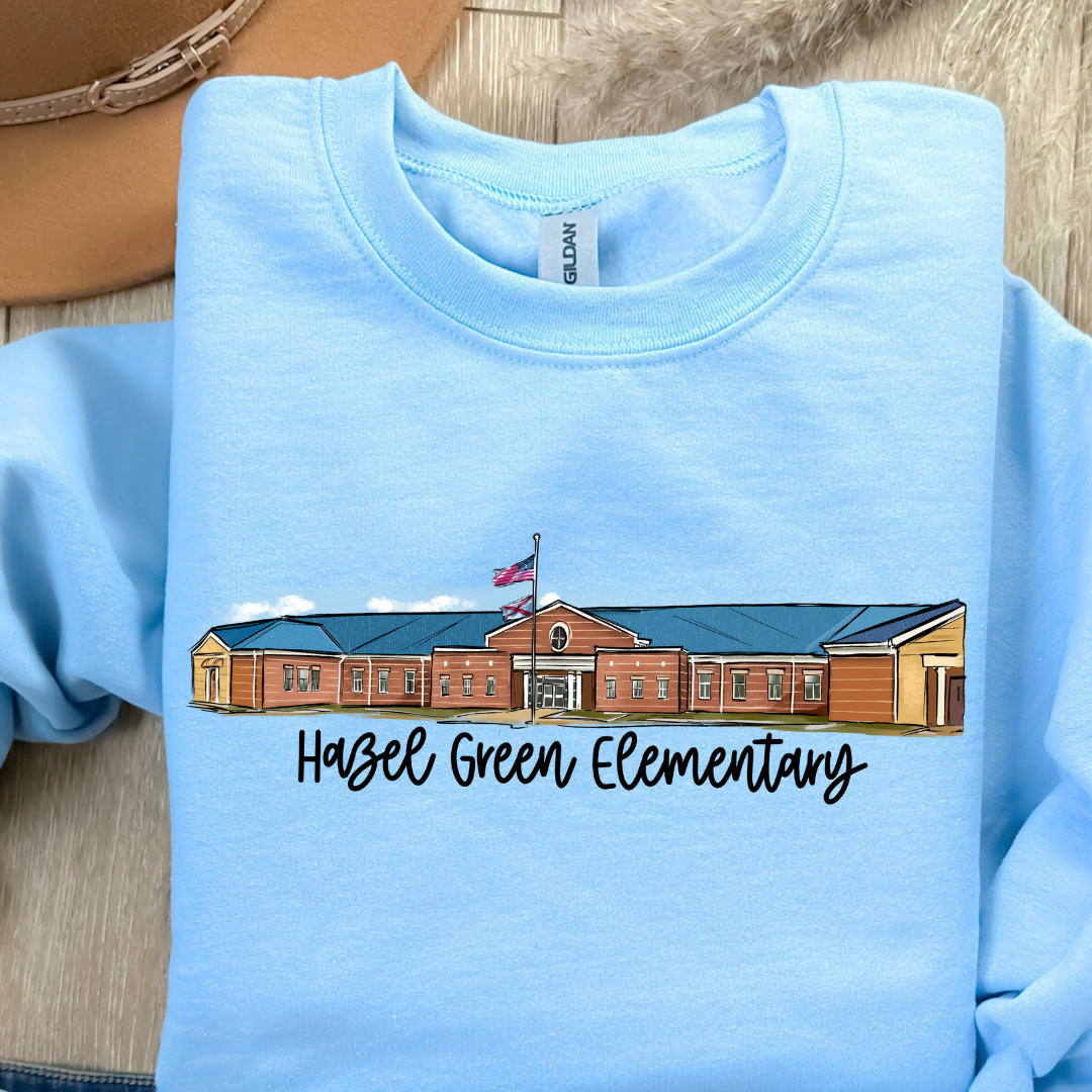 Hazel Green Elementary Gear (DTF - Direct to Film Tshirt or Sweatshirt)