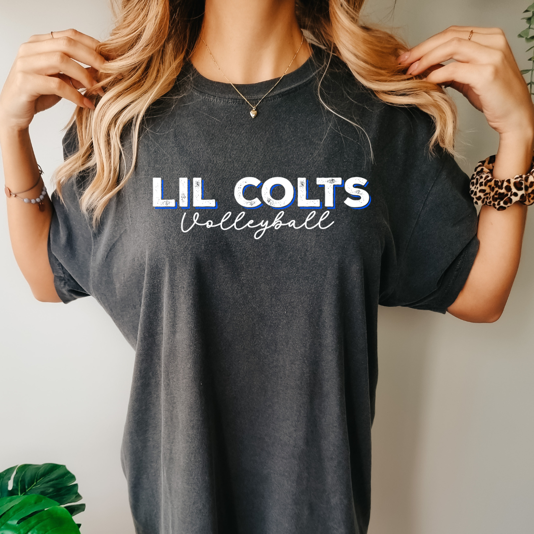Lil Colts Volleyball (DTF - Direct to Film - Sweatshirt or Tshirt) )