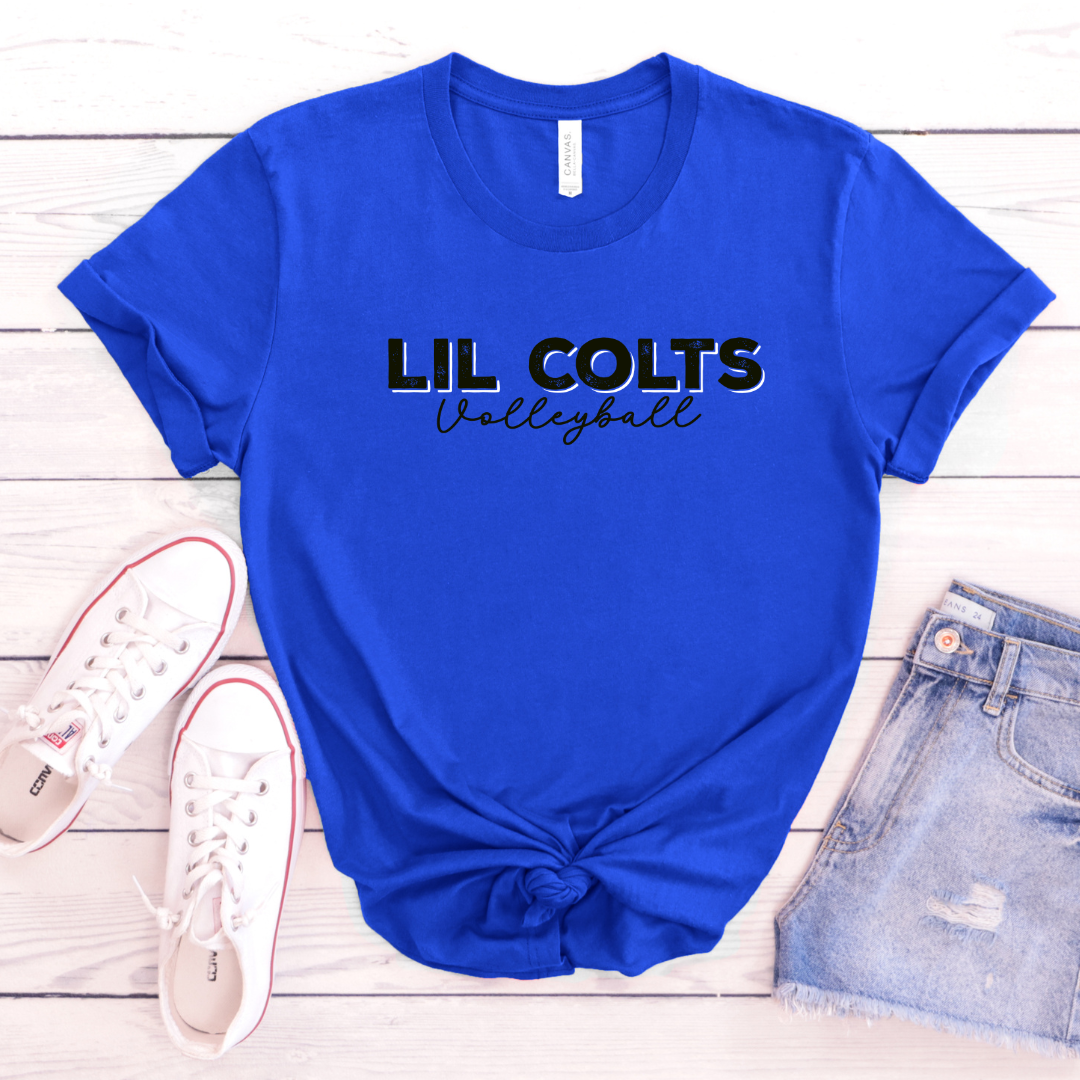 Lil Colts Volleyball (DTF - Direct to Film - Sweatshirt or Tshirt) )