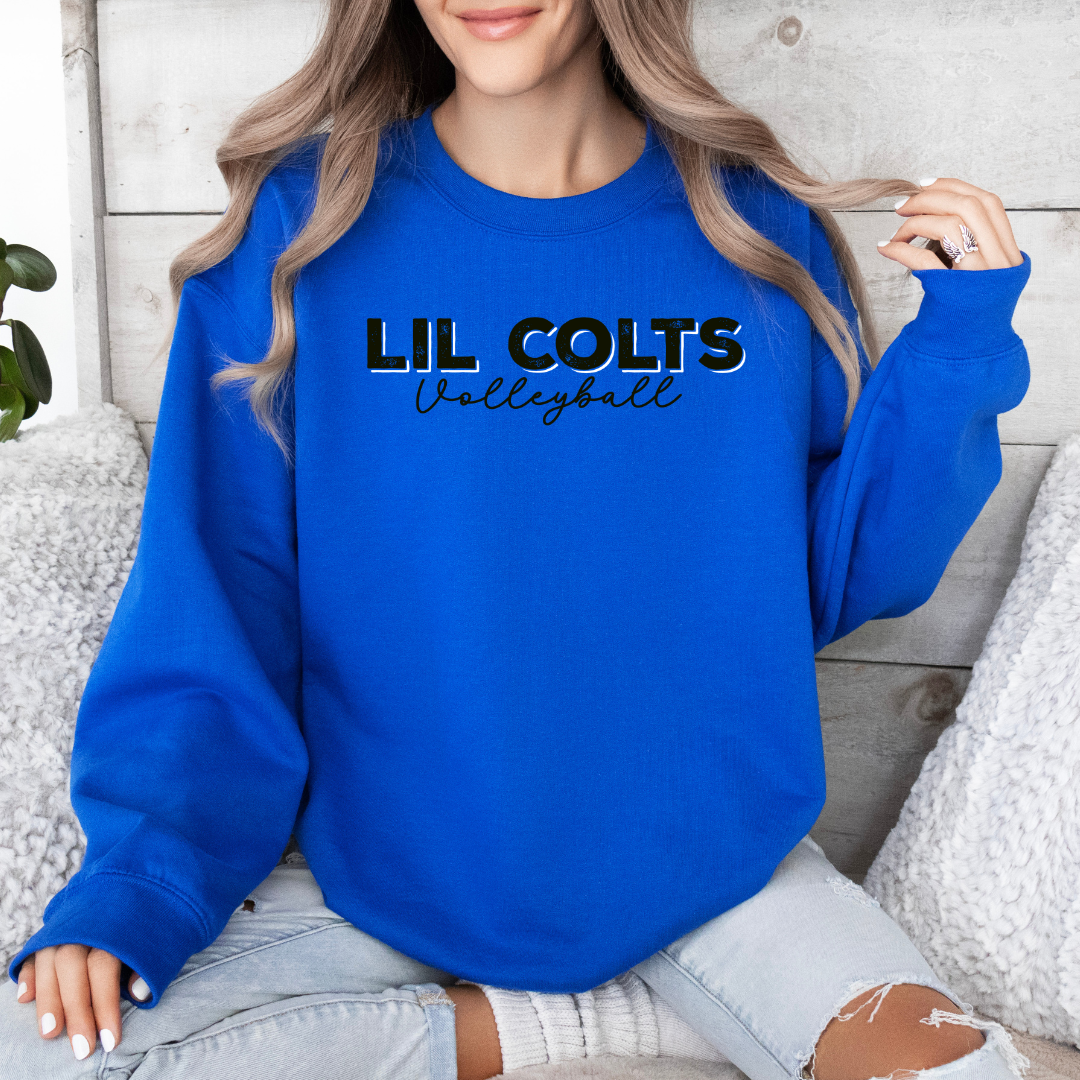 Lil Colts Volleyball (DTF - Direct to Film - Sweatshirt or Tshirt) )