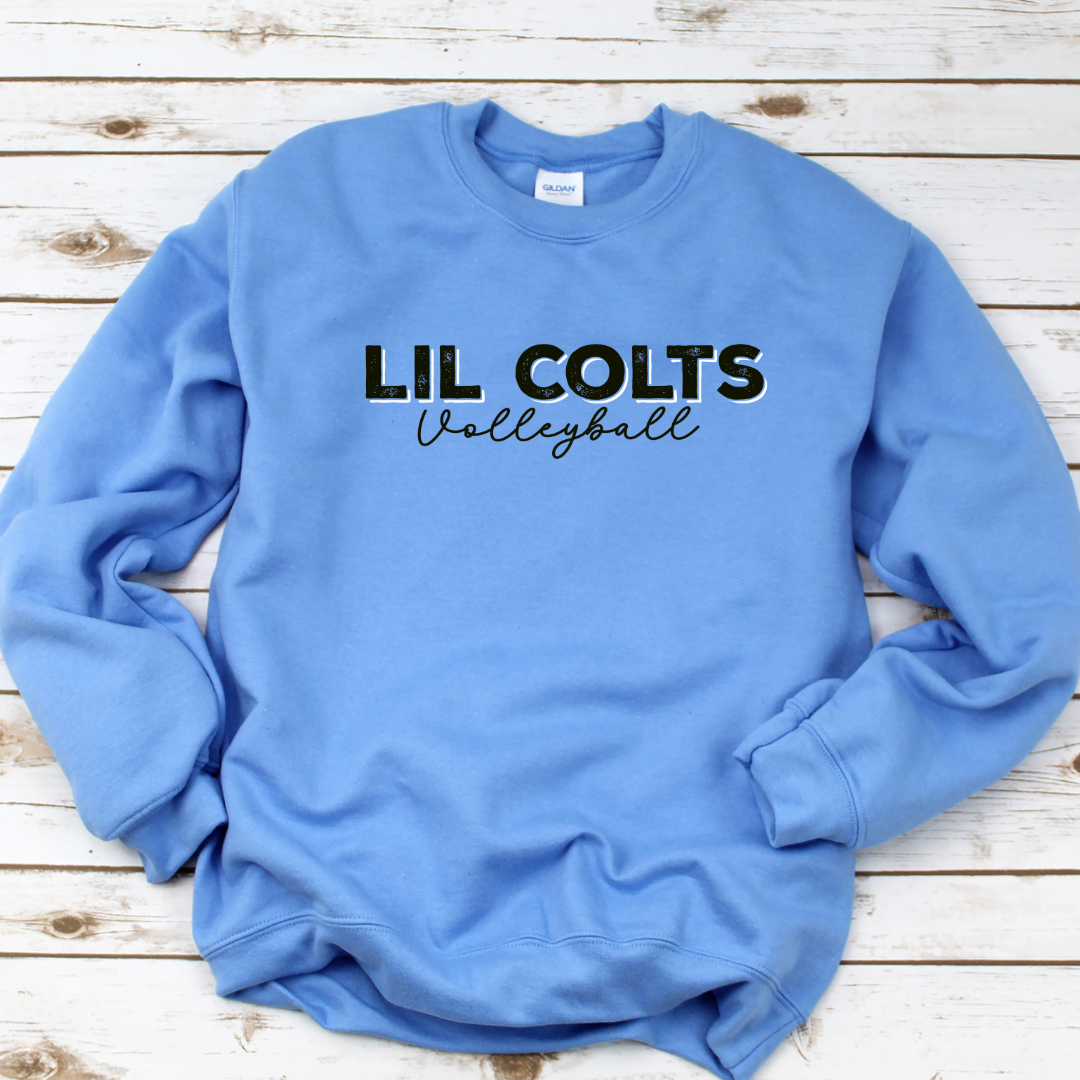 Lil Colts Volleyball (DTF - Direct to Film - Sweatshirt or Tshirt) )