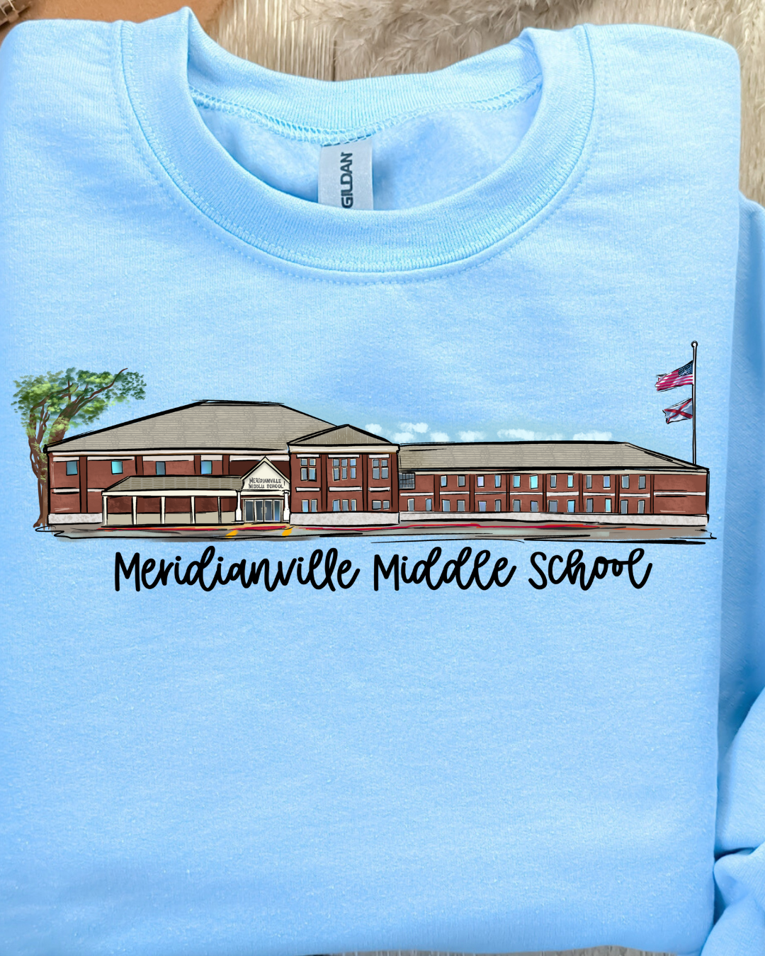 Meridianville Middle School Gear (DTF - Direct to Film Tshirt or Sweatshirt) (Copy)