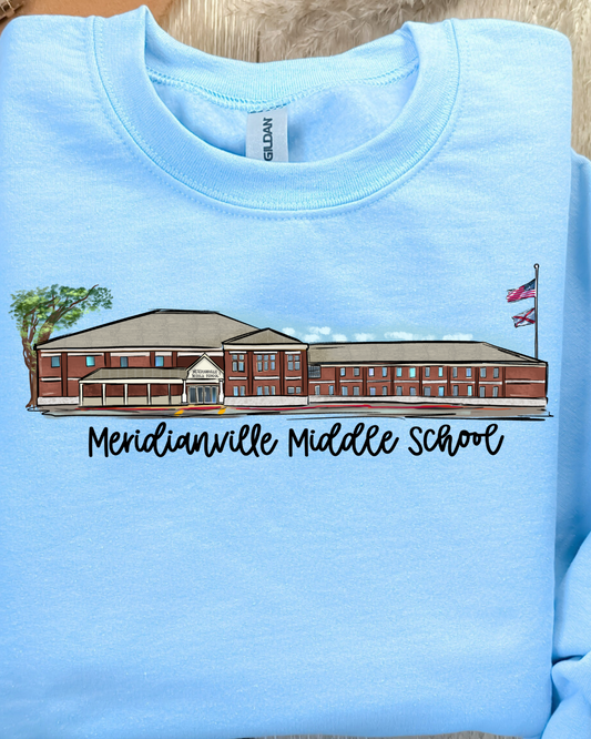 Meridianville Middle School Gear (DTF - Direct to Film Tshirt or Sweatshirt) (Copy)