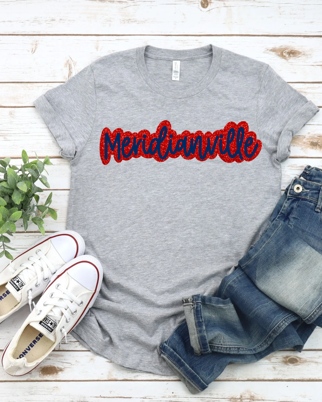 Meridianville Faux Glitter (DTF - Direct to Film Tshirt or Sweatshirt)