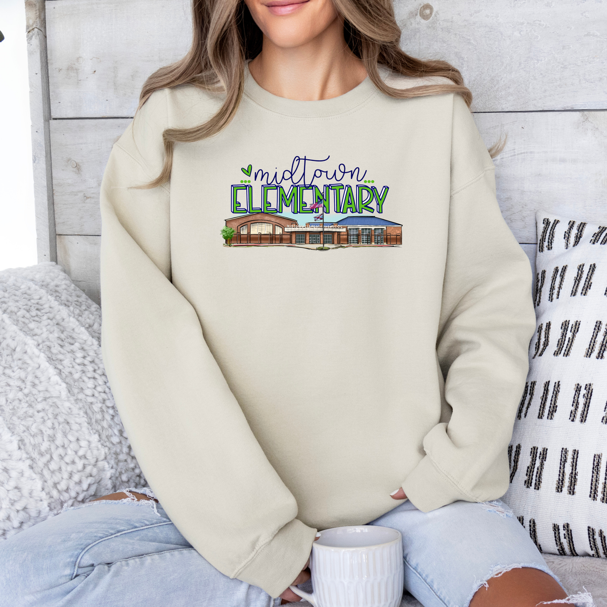 MIDTOWN SCHOOL Elementary Design (DTF - Direct to Film Tshirt or Sweatshirt)
