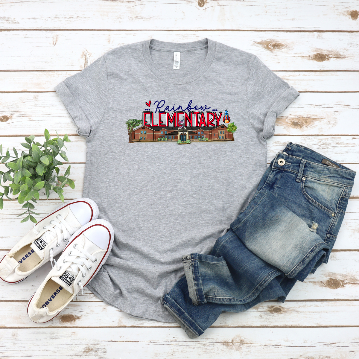 RAINBOW SCHOOL Design (DTF - Direct to Film Tshirt or Sweatshirt)