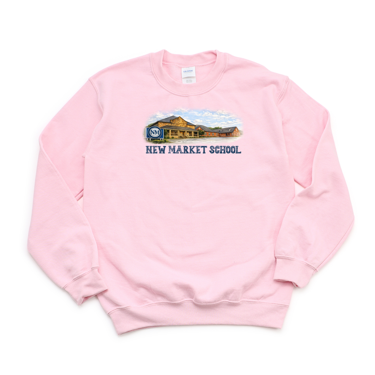 New Market Watercolor Design  (DTF - Direct to Film Tshirt or Sweatshirt)