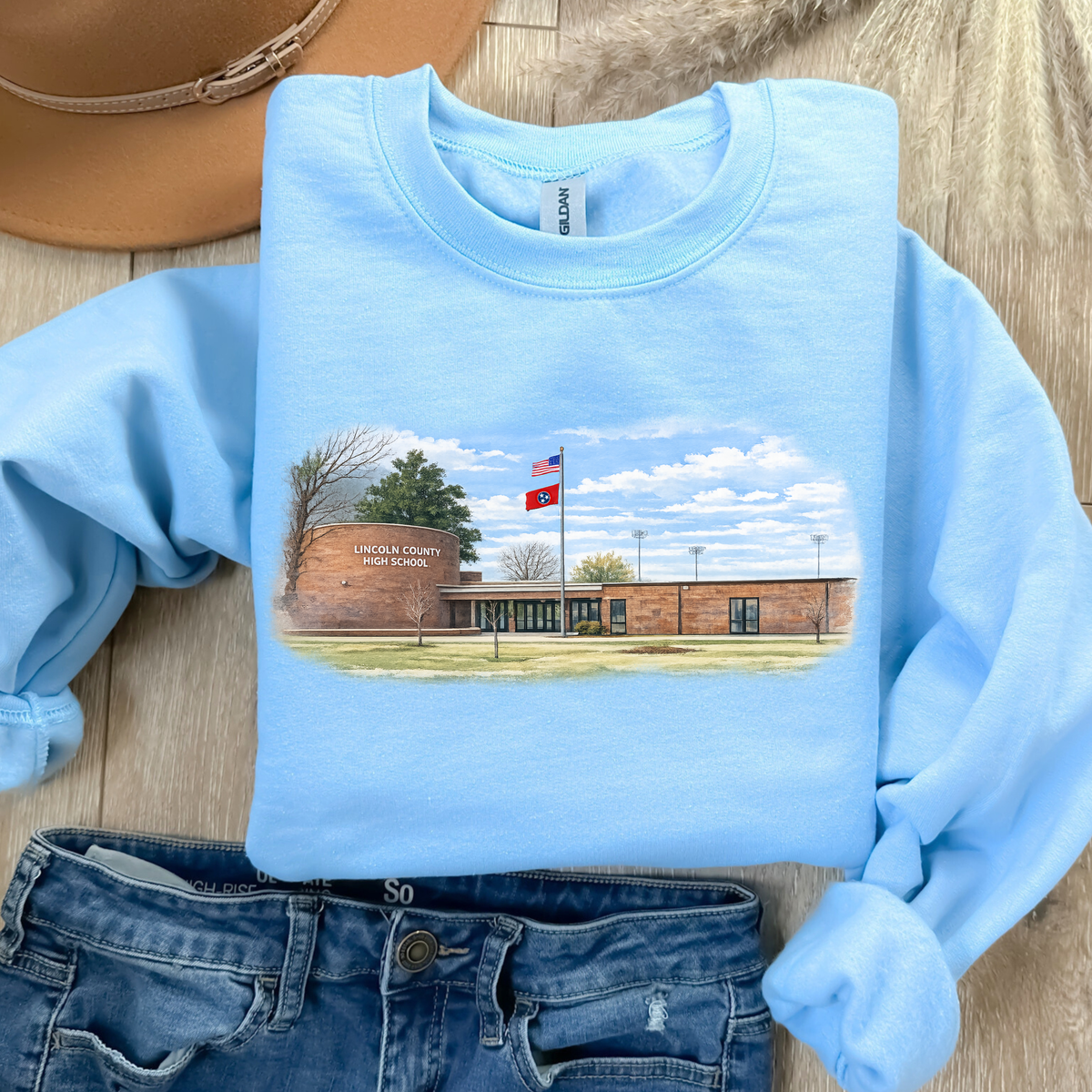 Lincoln County High School Design  (DTF - Direct to Film Tshirt or Sweatshirt)