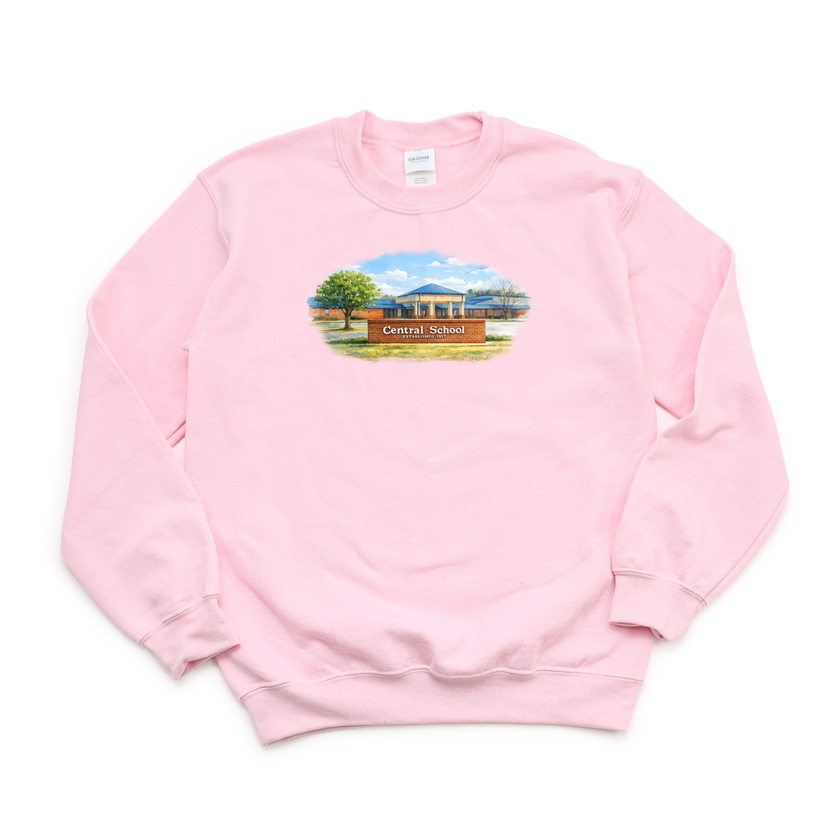 Central WATERCOLOR NEW School Design  (DTF - Direct to Film Tshirt or Sweatshirt)