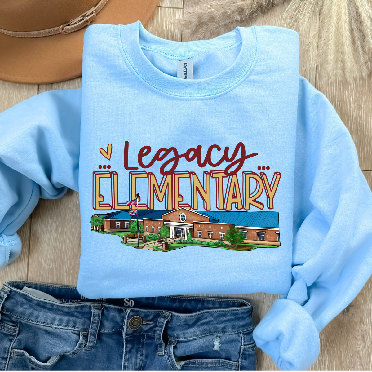 LEGACY SCHOOL Elementary Design (DTF - Direct to Film Tshirt or Sweatshirt)