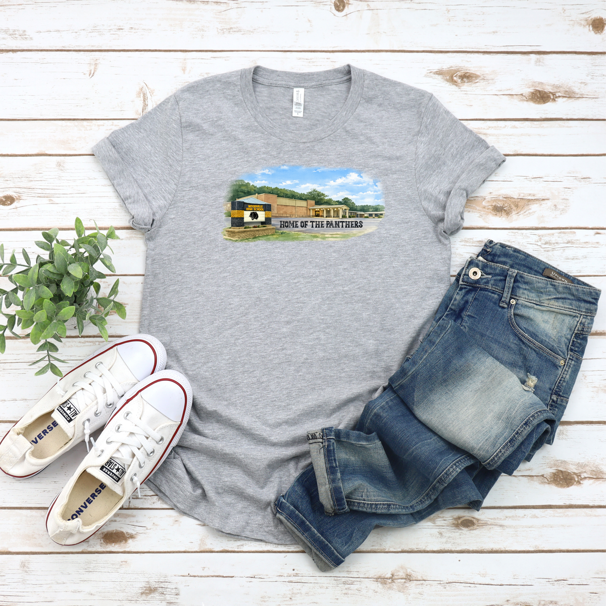 Woodville Watercolor Design  (DTF - Direct to Film Tshirt or Sweatshirt)