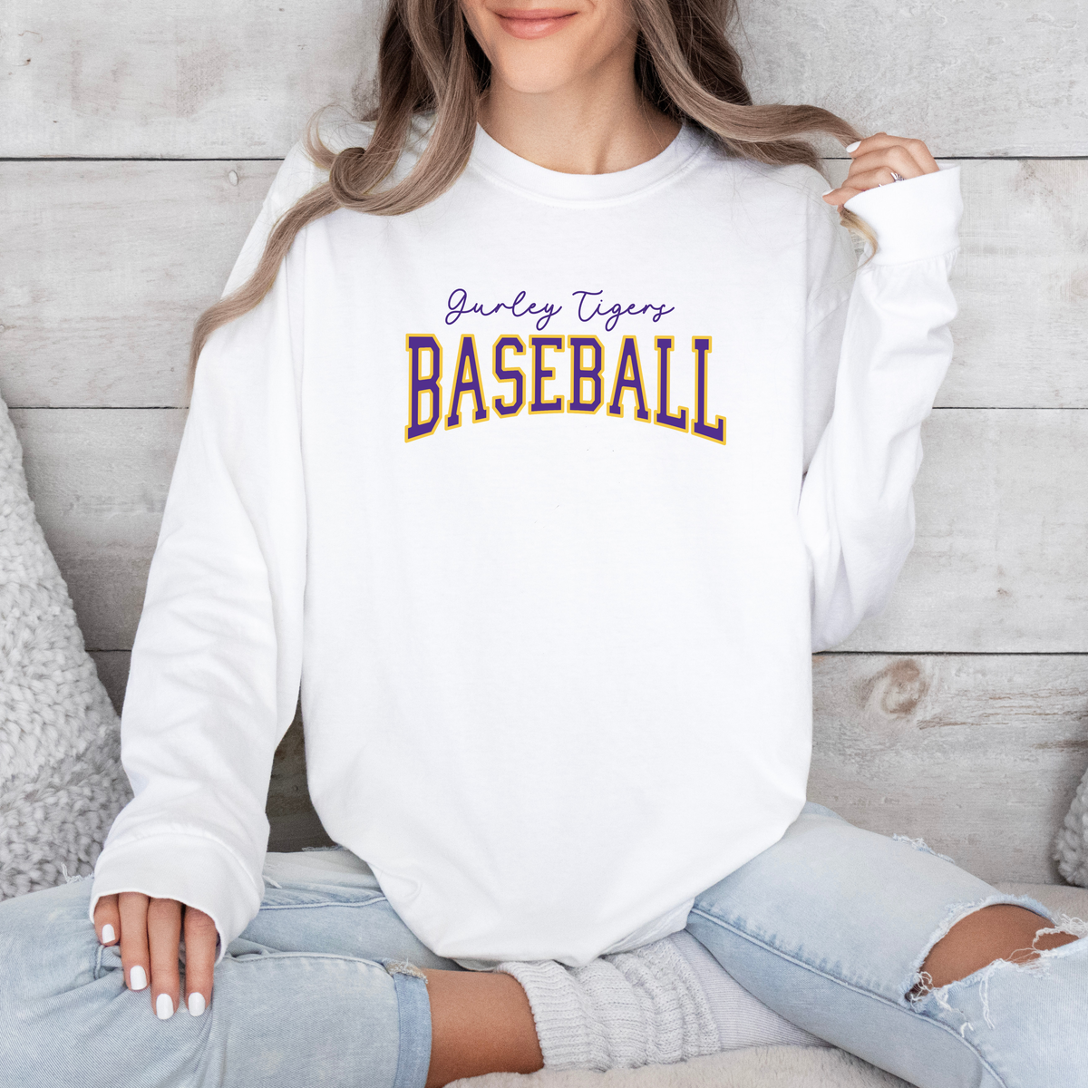 Gurley Tigers Baseball (DTF - Direct to Film Tshirt or Sweatshirt)