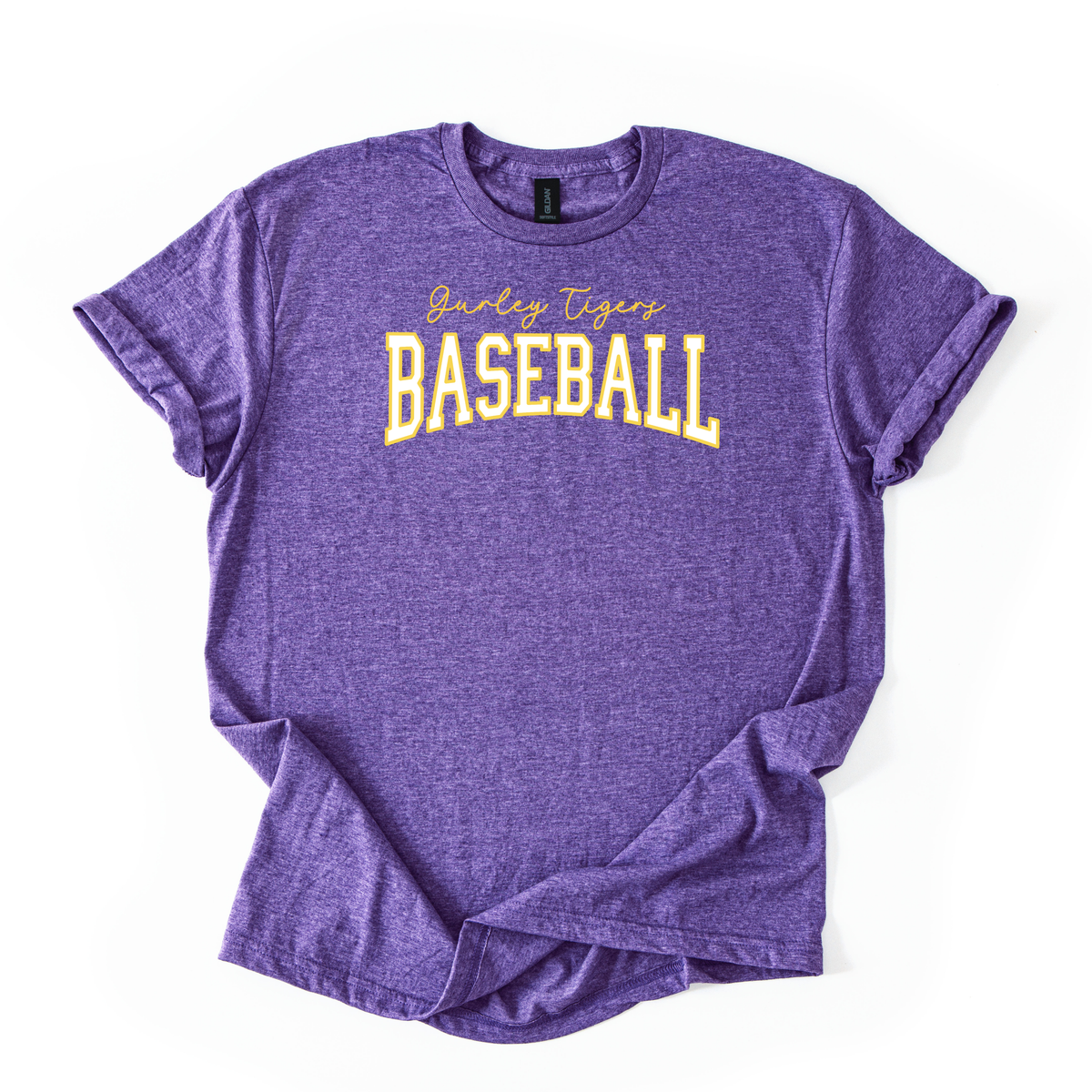 Gurley Tigers Baseball (DTF - Direct to Film Tshirt or Sweatshirt)