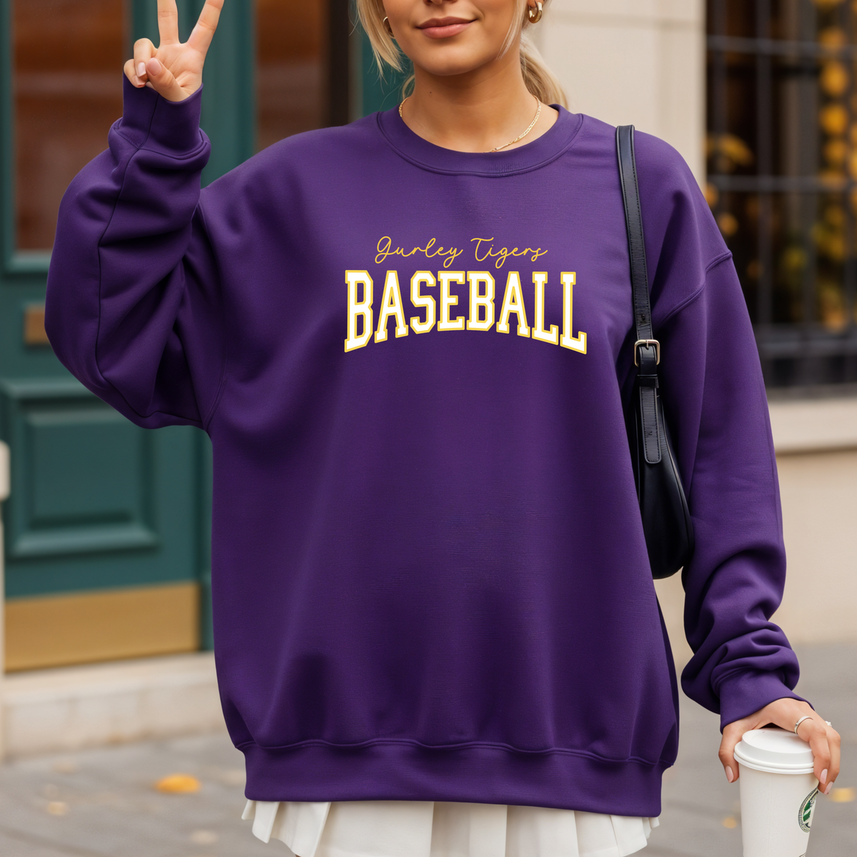 Gurley Tigers Baseball (DTF - Direct to Film Tshirt or Sweatshirt)
