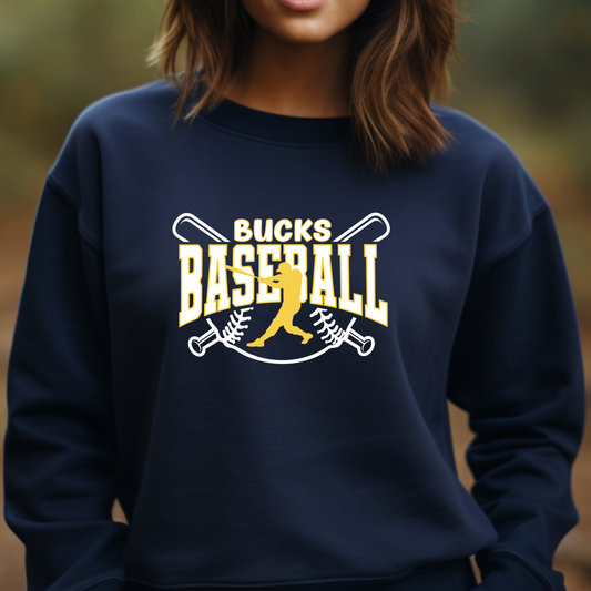 BUCKS Baseball 2026 (DTF - Direct to Film Tshirt or Sweatshirt)