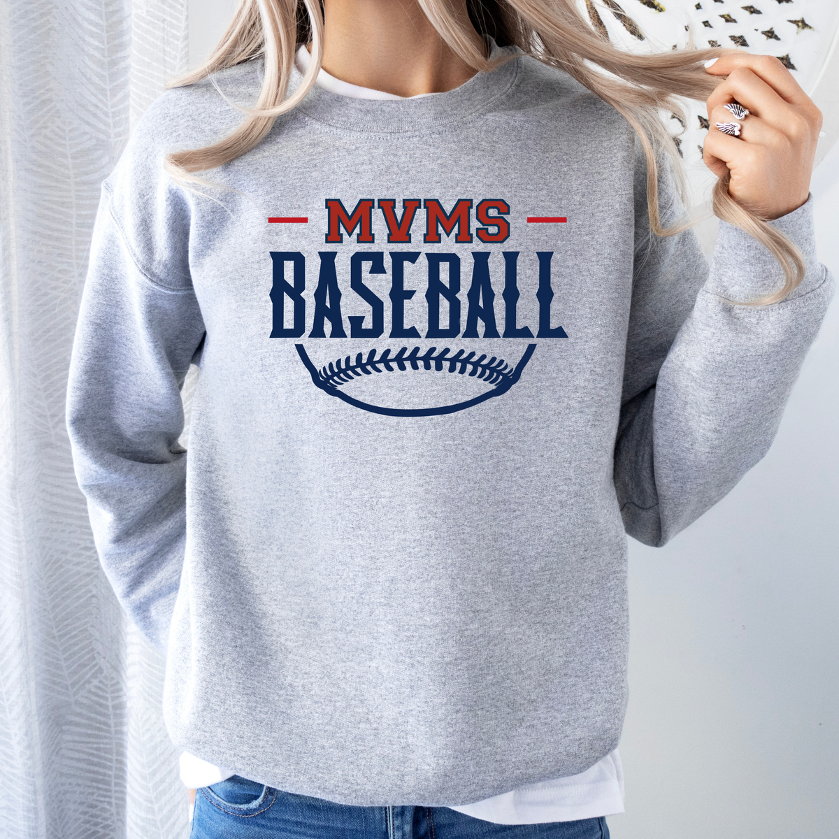 MVMS Baseball 2026 (DTF - Direct to Film Tshirt or Sweatshirt)
