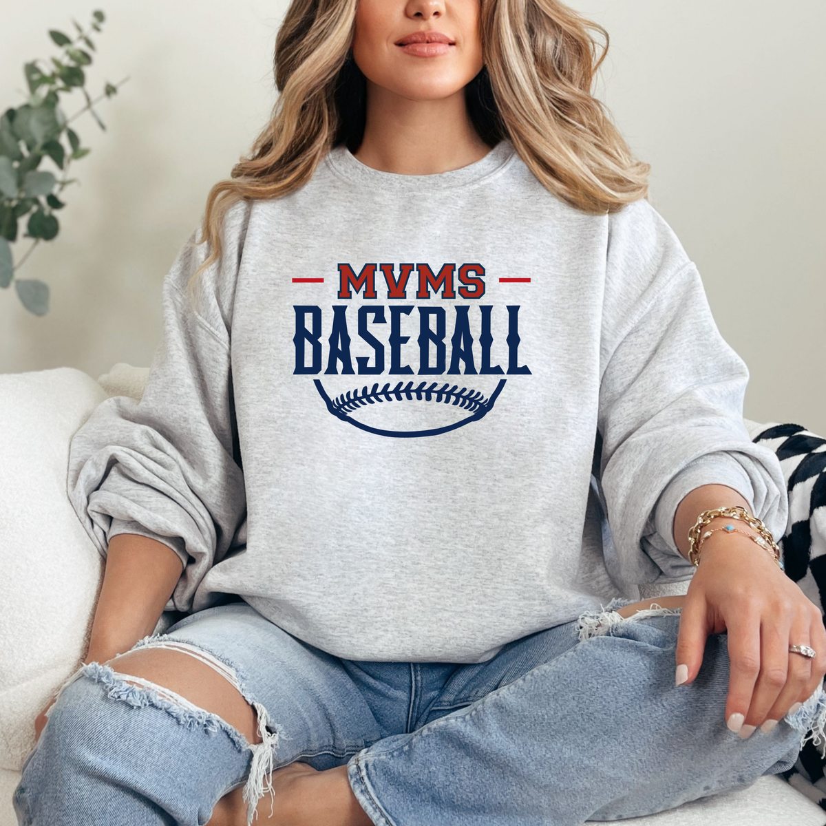MVMS Baseball 2026 (DTF - Direct to Film Tshirt or Sweatshirt)