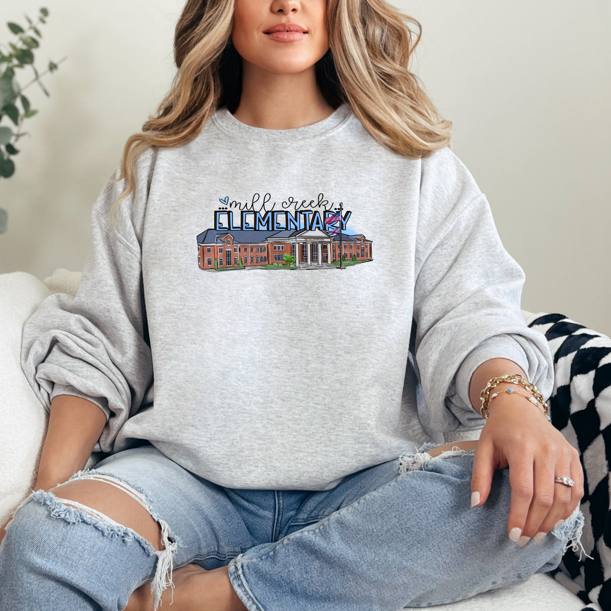 Mill Creek SCHOOL  Design (DTF - Direct to Film Tshirt or Sweatshirt)