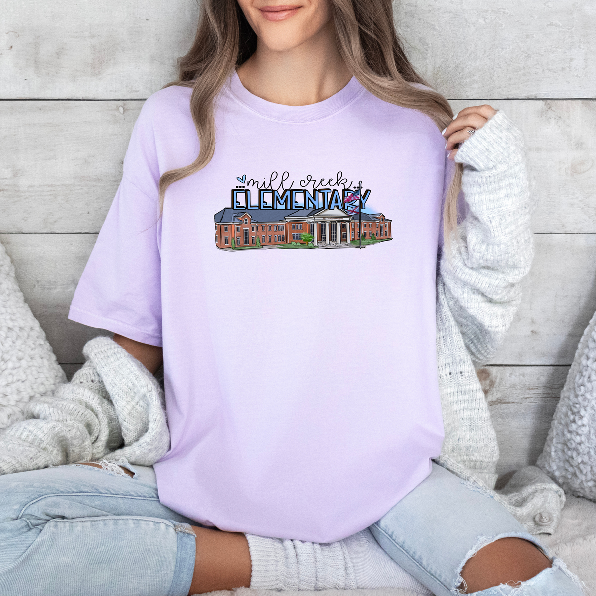 Mill Creek SCHOOL  Design (DTF - Direct to Film Tshirt or Sweatshirt)