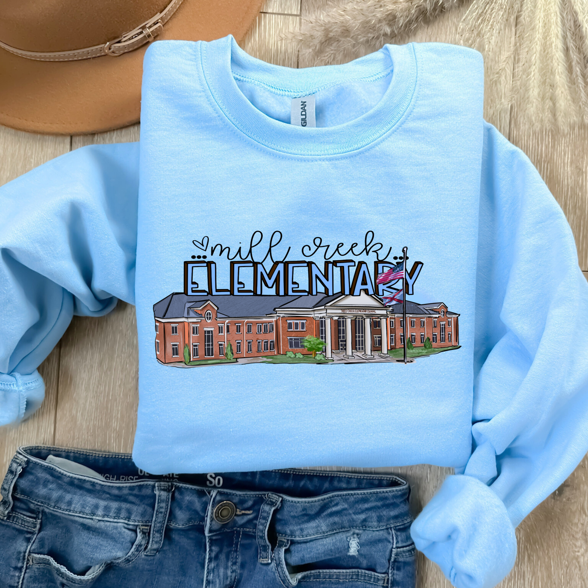 Mill Creek SCHOOL  Design (DTF - Direct to Film Tshirt or Sweatshirt)