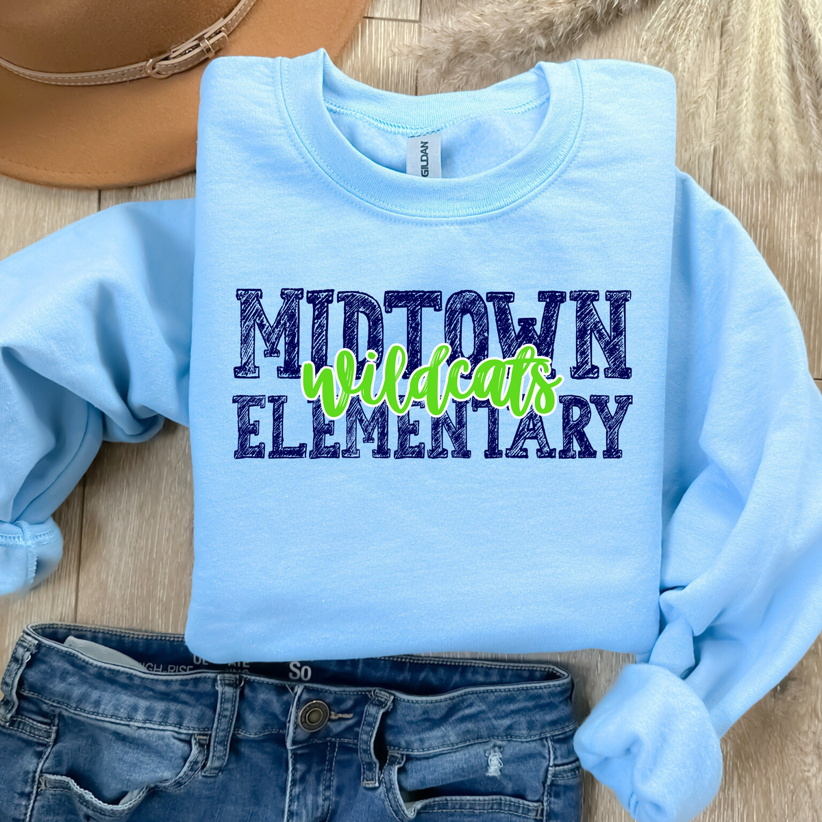 MIDTOWN Spring Design (DTF - Direct to Film Tshirt or Sweatshirt)