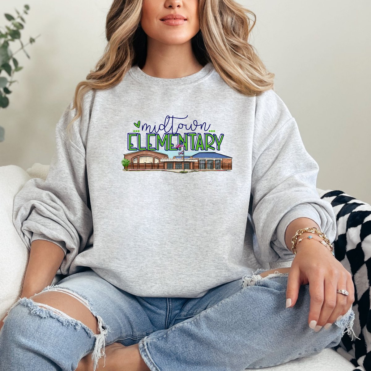 MIDTOWN SCHOOL Elementary Design (DTF - Direct to Film Tshirt or Sweatshirt)