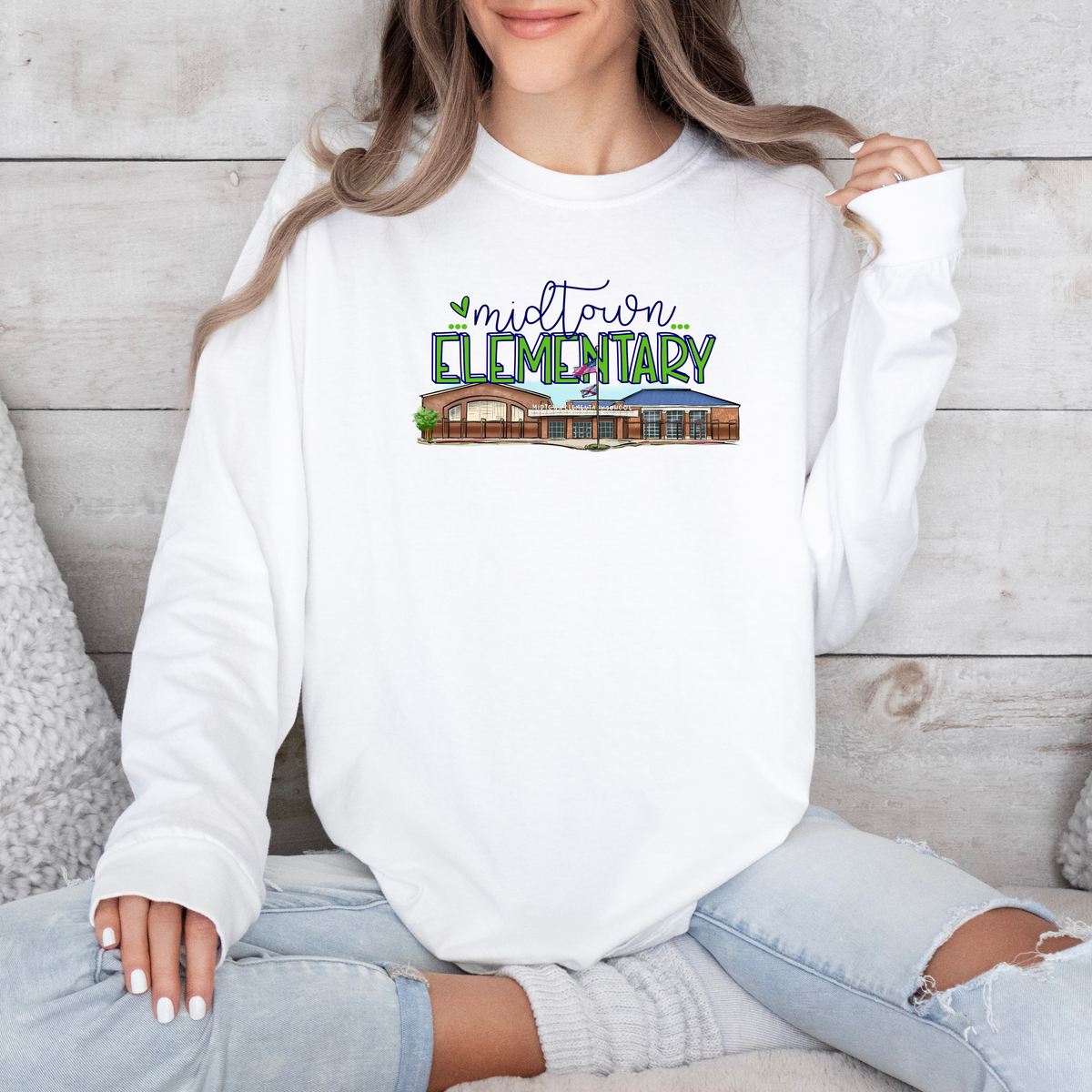 MIDTOWN SCHOOL Elementary Design (DTF - Direct to Film Tshirt or Sweatshirt)