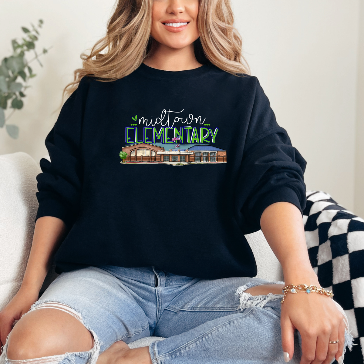 MIDTOWN SCHOOL Elementary Design (DTF - Direct to Film Tshirt or Sweatshirt)