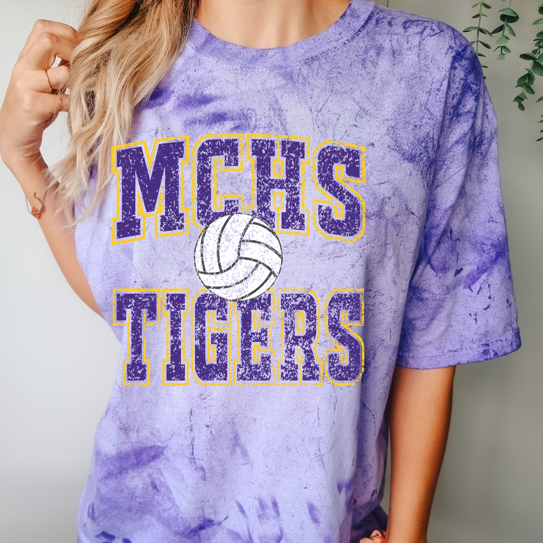 MCHS Old School COLOR BLAST Tees (DTF - Direct to Film Tshirt )