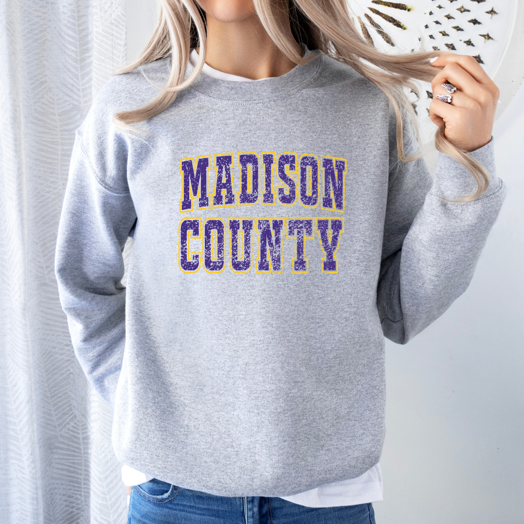 MADISON COUNTY (DTF - Direct to Film Tshirt or Sweatshirt)