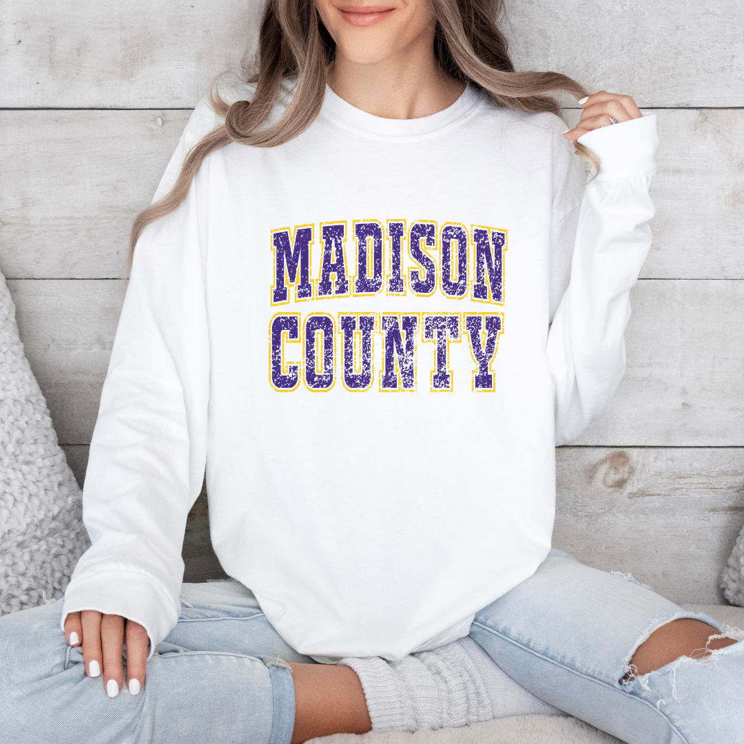 MADISON COUNTY (DTF - Direct to Film Tshirt or Sweatshirt)