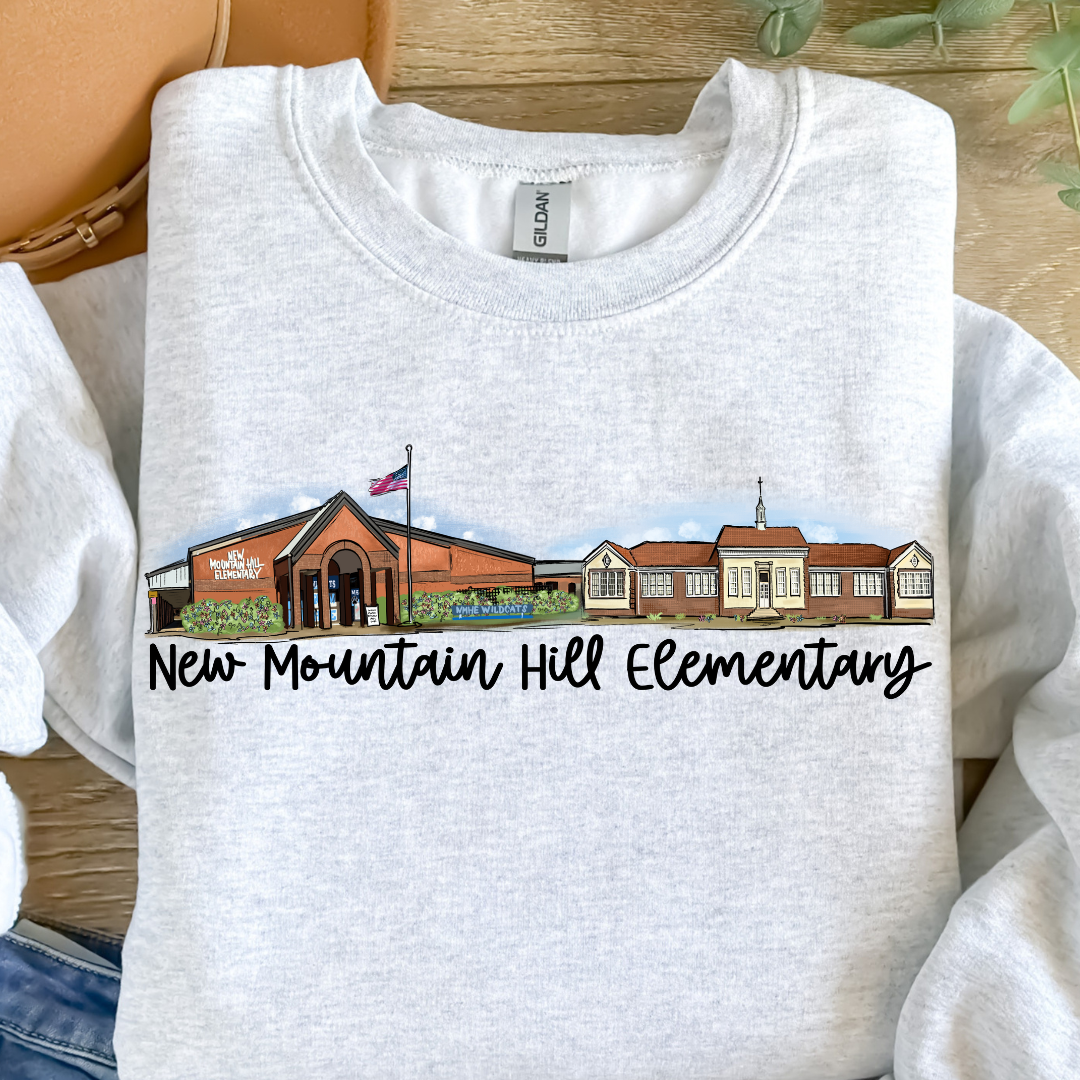 New Mountain Hill Elementary School (DTF - Direct to Film Tshirt or Sweatshirt)