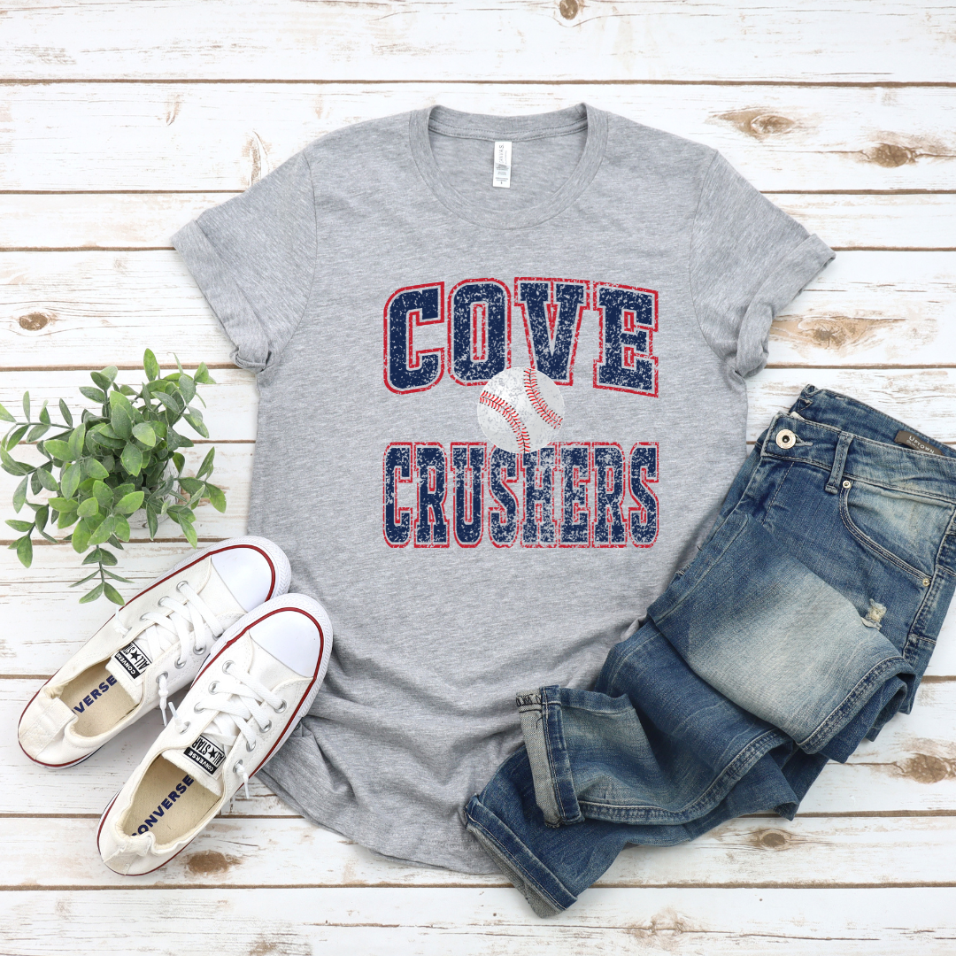 Cove Crushers Old School (DTF - Direct to Film - Bella Canva Tee or Gildan Sweatshirt)