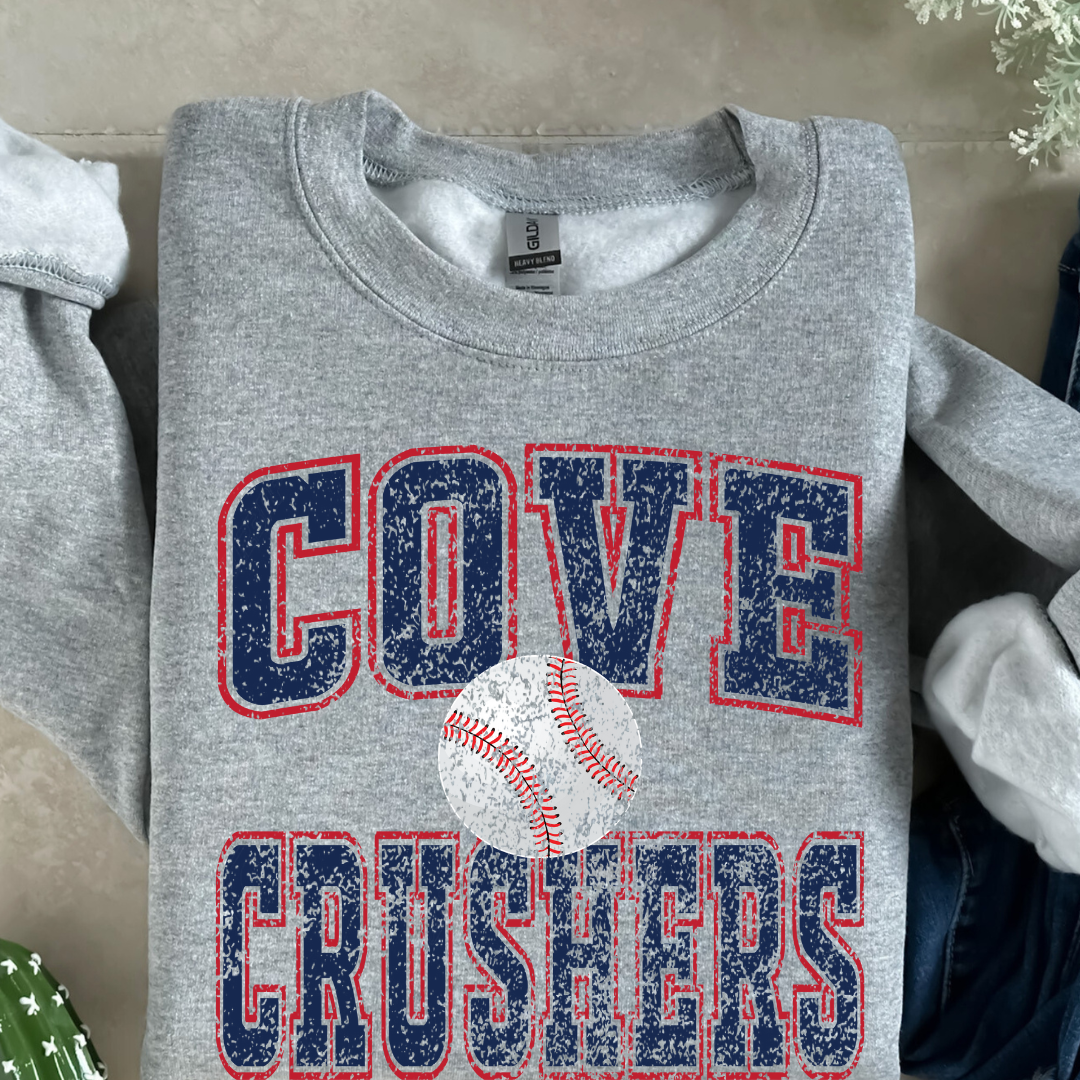 Cove Crushers Old School (DTF - Direct to Film - Bella Canva Tee or Gildan Sweatshirt)