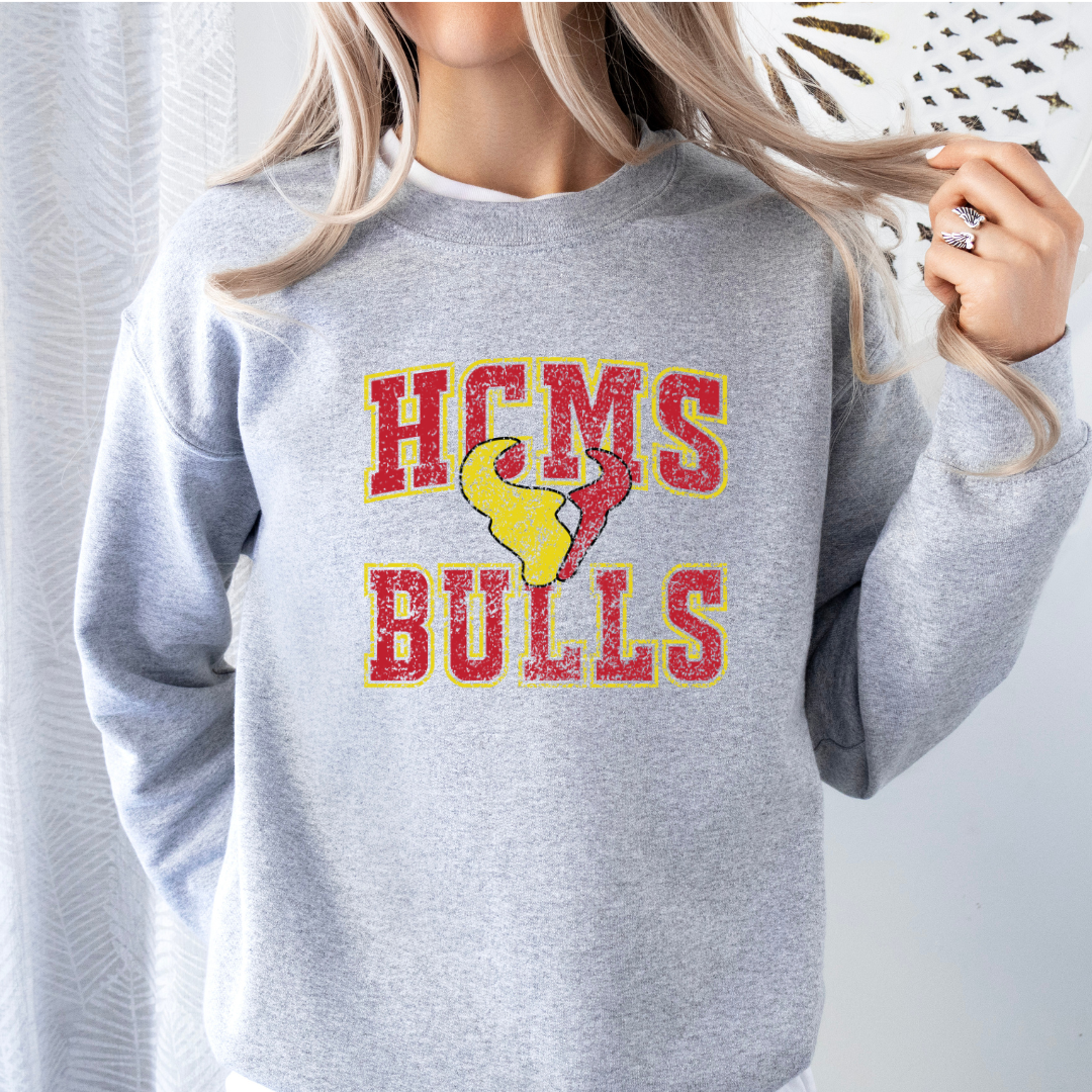 Hampton Cove Middle Old School (Direct to Film - Gildan Sweatshirt - Bella Canvas Tshirt)