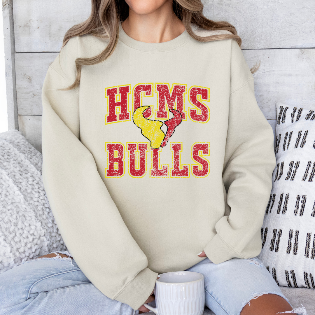 Hampton Cove Middle Old School (Direct to Film - Gildan Sweatshirt - Bella Canvas Tshirt)