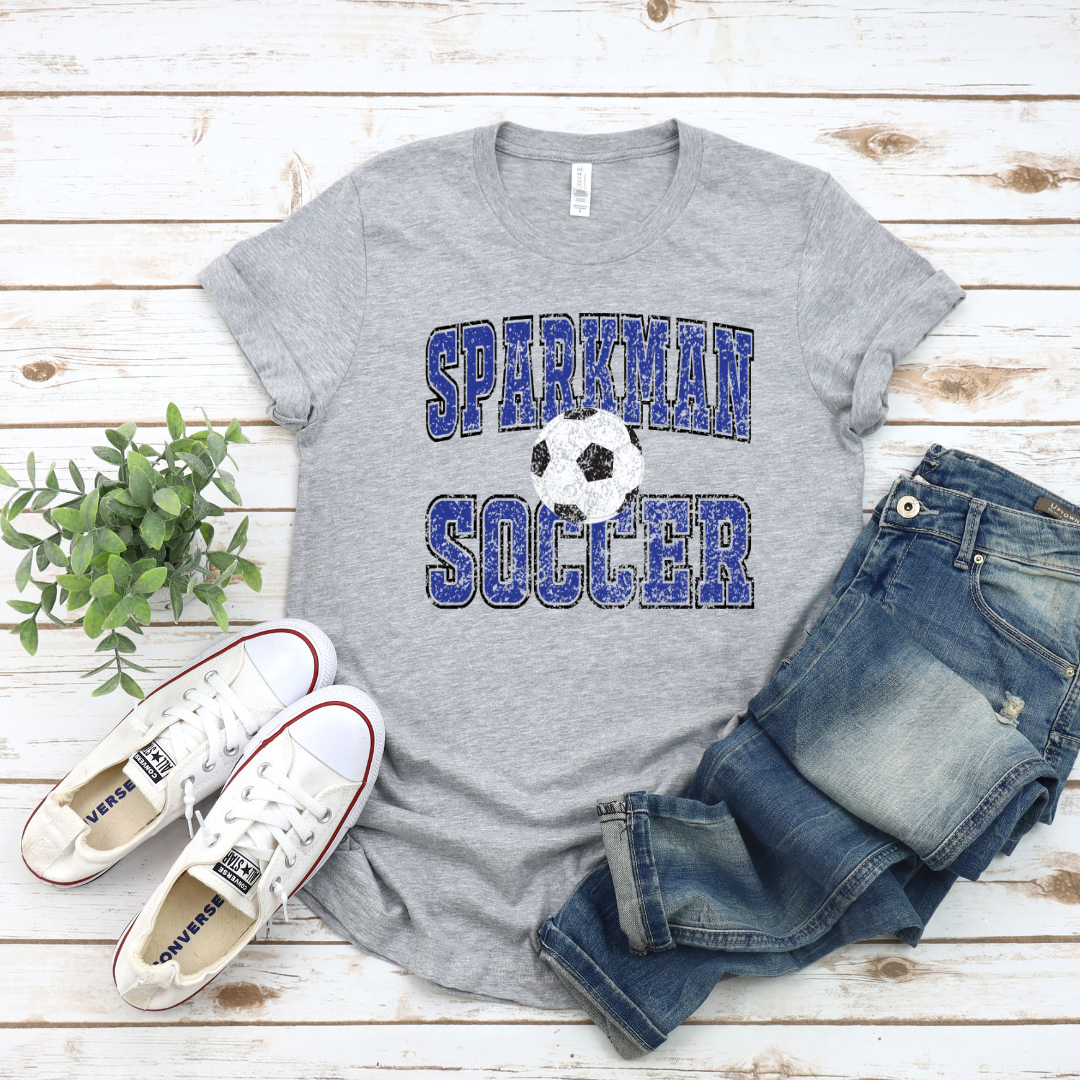 Sparkman Soccer Old School (DTF - Direct to Film - Gildan Sweatshirt)