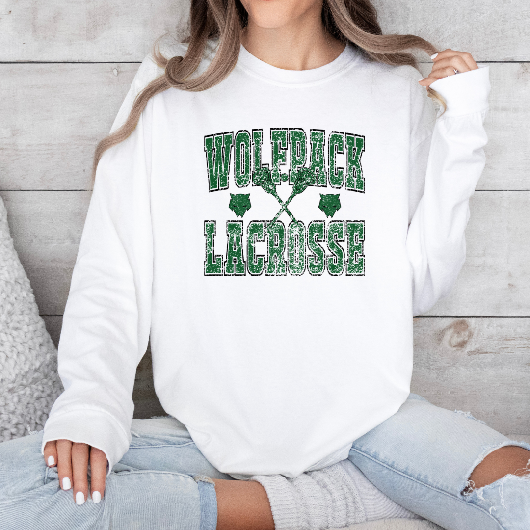 WolfPack Lacrosse (DTF - Direct to Film Sweatshirt or Tshirt)