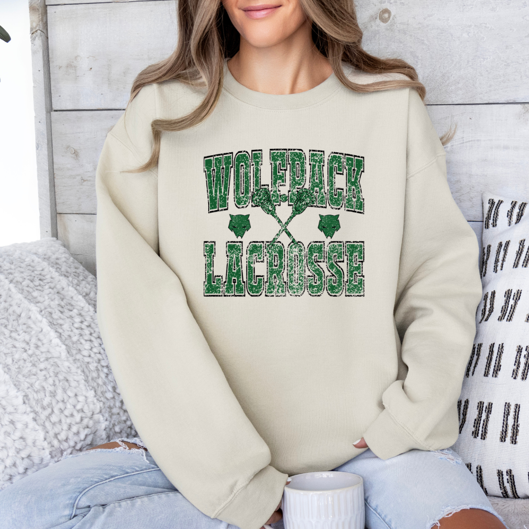 WolfPack Lacrosse (DTF - Direct to Film Sweatshirt or Tshirt)