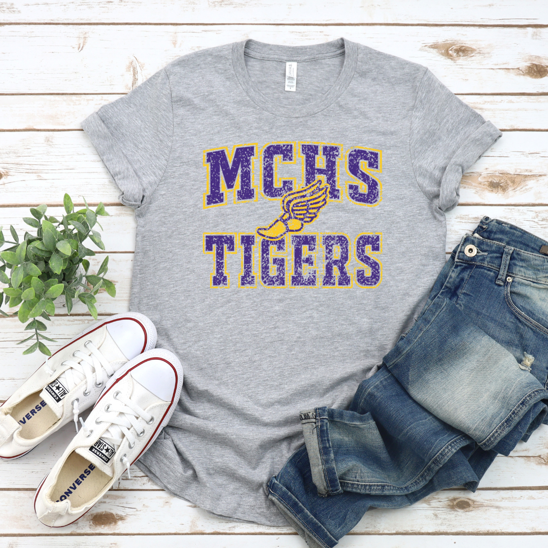 MCHS TRACK Old School (DTF - Direct to Film - Gildan Sweatshirt)
