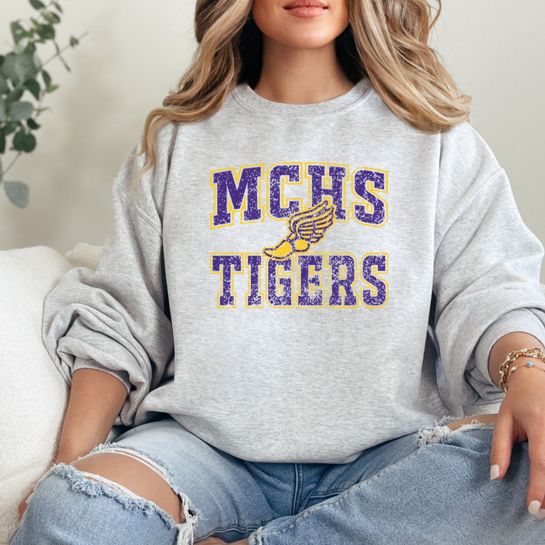 MCHS TRACK Old School (DTF - Direct to Film - Gildan Sweatshirt)