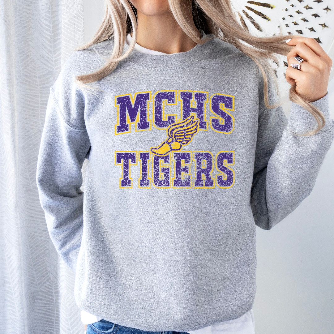 MCHS TRACK Old School (DTF - Direct to Film - Gildan Sweatshirt)