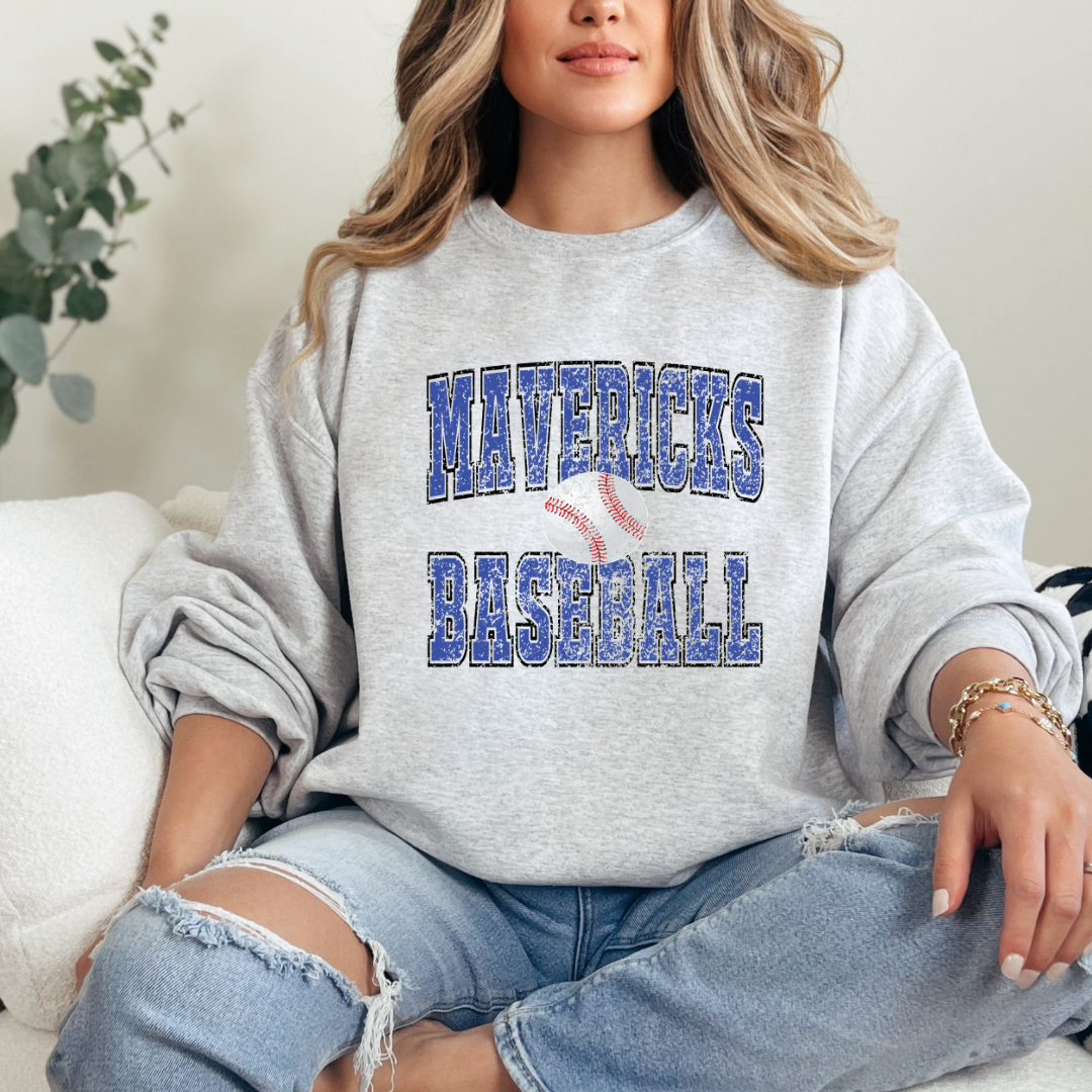 Mavericks Old School (DTF - Direct to Film - Gildan Sweatshirt or Bella Canvas Tshirt)