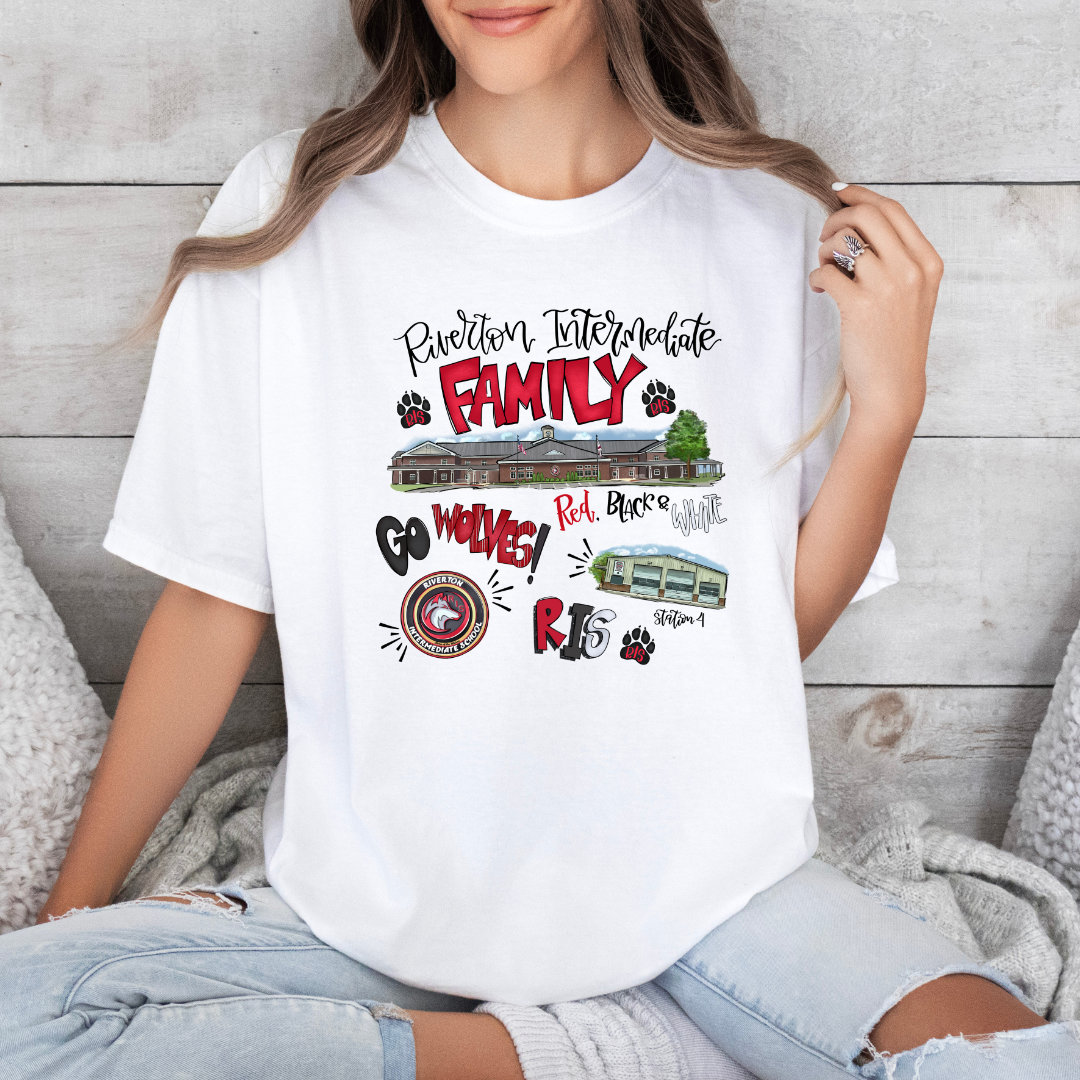 Riverton Intermediate School COLLAGE (DTF - Direct to Film Tshirt or Sweatshirt)