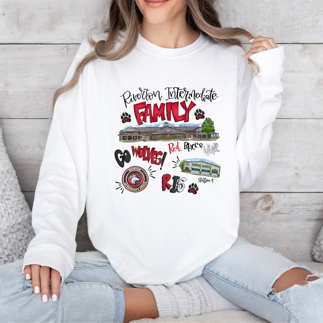 Riverton Intermediate School COLLAGE (DTF - Direct to Film Tshirt or Sweatshirt)
