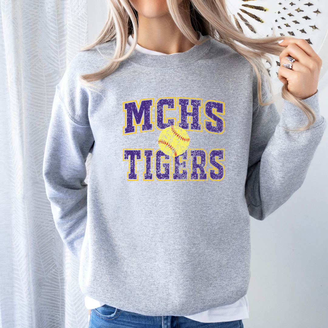 Madison County Old School SOFTBALL (DTF - Direct to Film Tshirt or Sweatshirt)